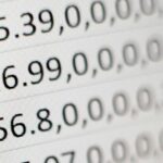 Array of floating point numbers representing a vector database